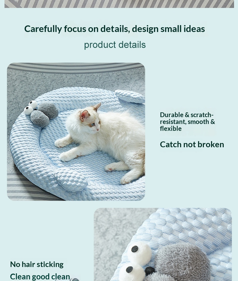Breathable Summer Scratch‑Resistant Pet Bed