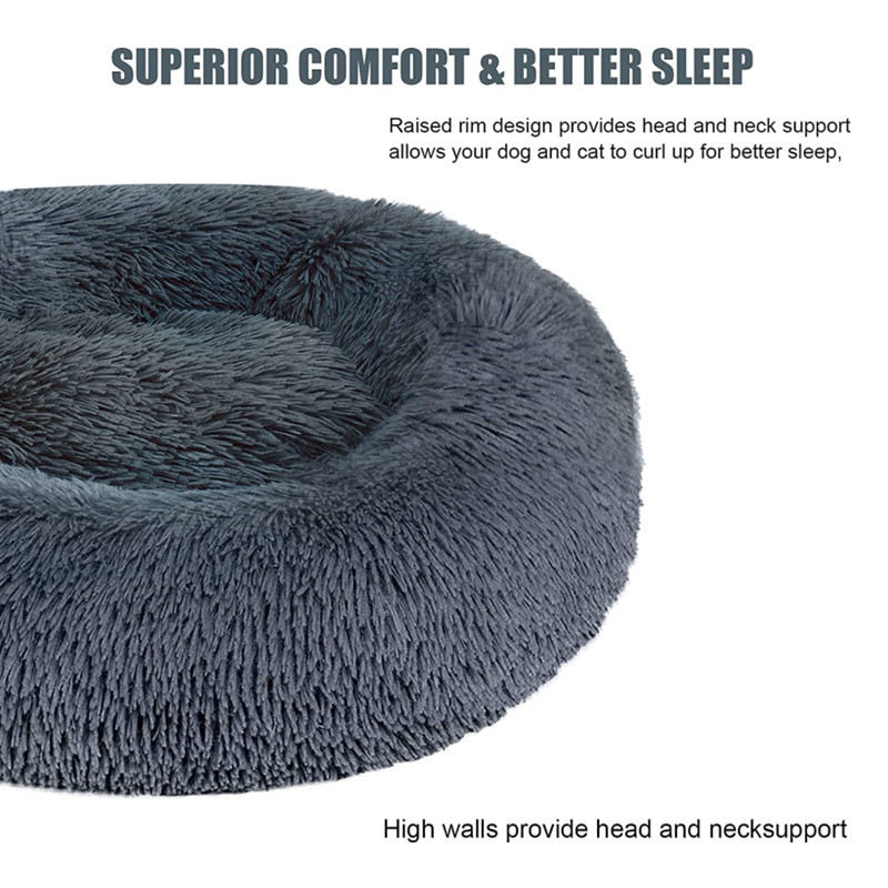 Donut dog bed