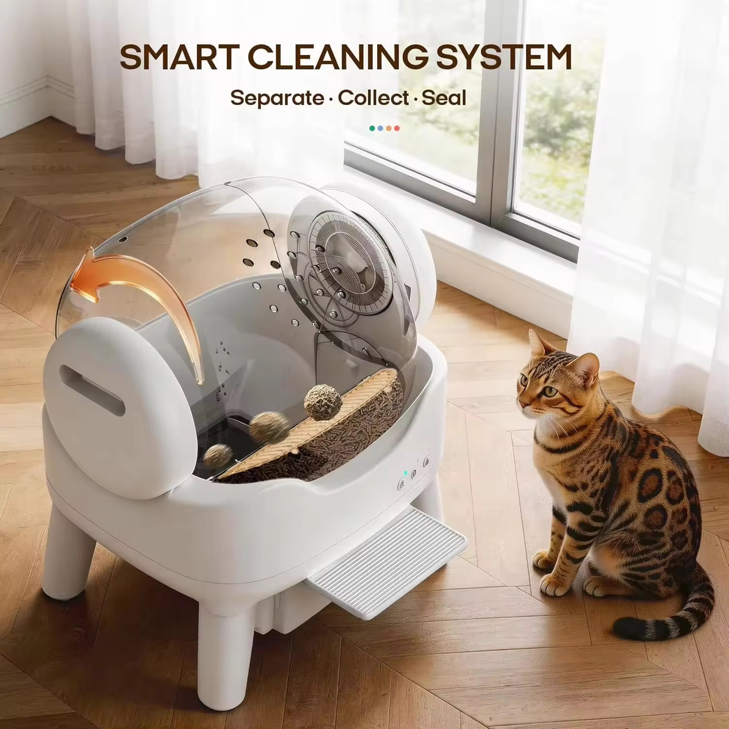 Smart cat litter box
