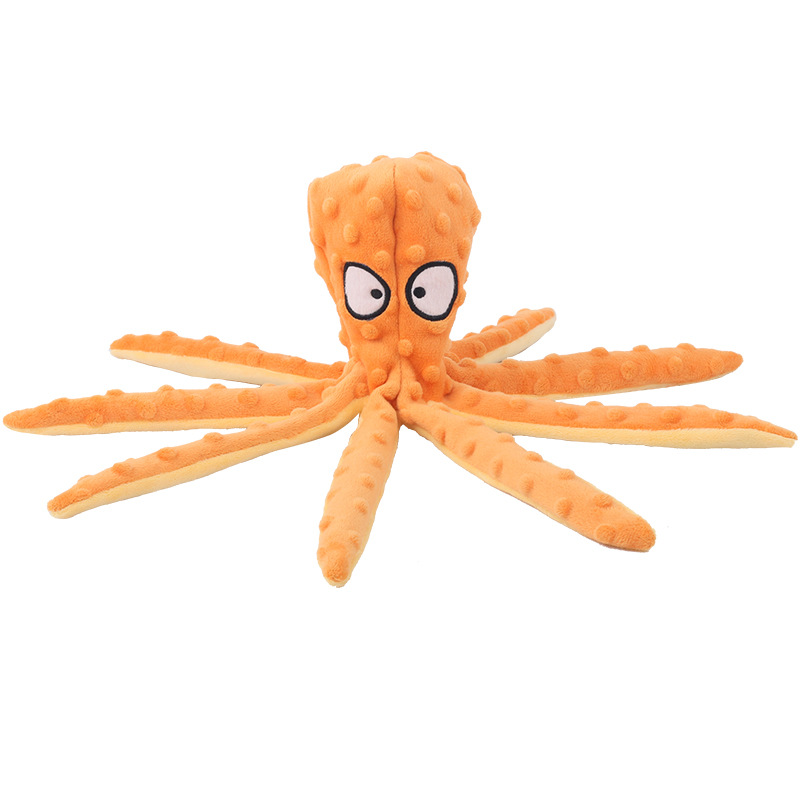 Squeaky Plush Octopus Toy for Dogs