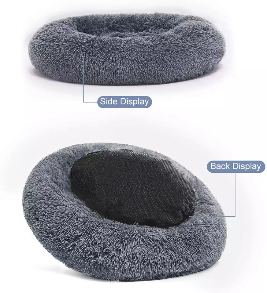 Donut dog bed