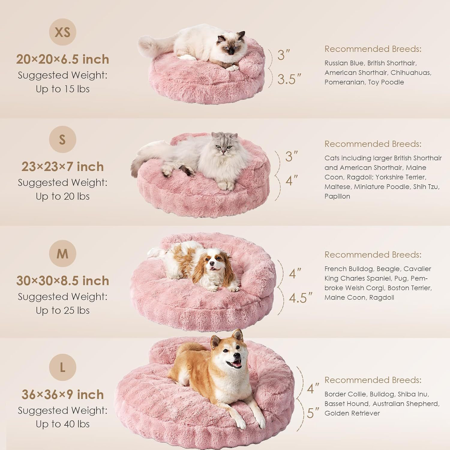 Bubble Fluffy Pet Sofa Bed