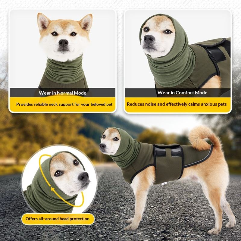 Dog Anxiety Relief Shirt with Calming Hood