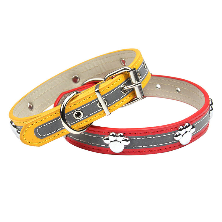 Bolted Leather Cat Collar