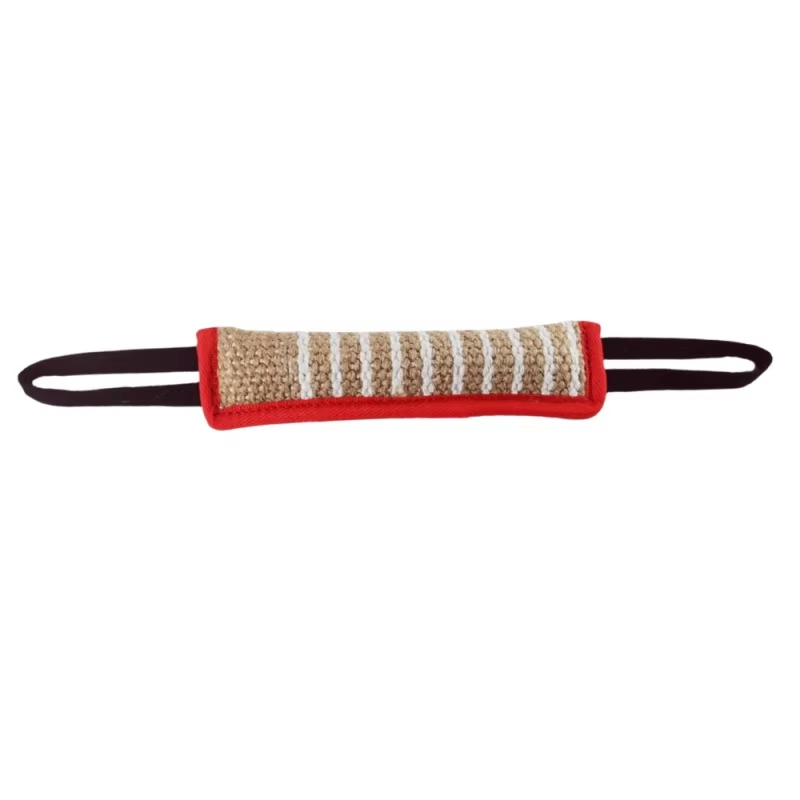 Tough Linen Dog Tug Training Toy