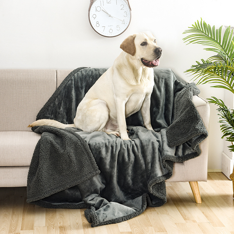 Plush Thick Throw Blanket For Couch Pet Blanket