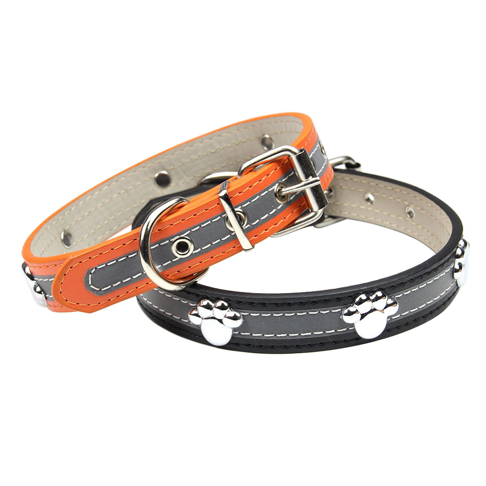 Bolted Leather Cat Collar