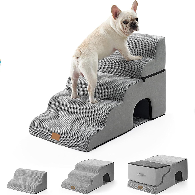 5-Step Foldable Pet Climbing Ladder