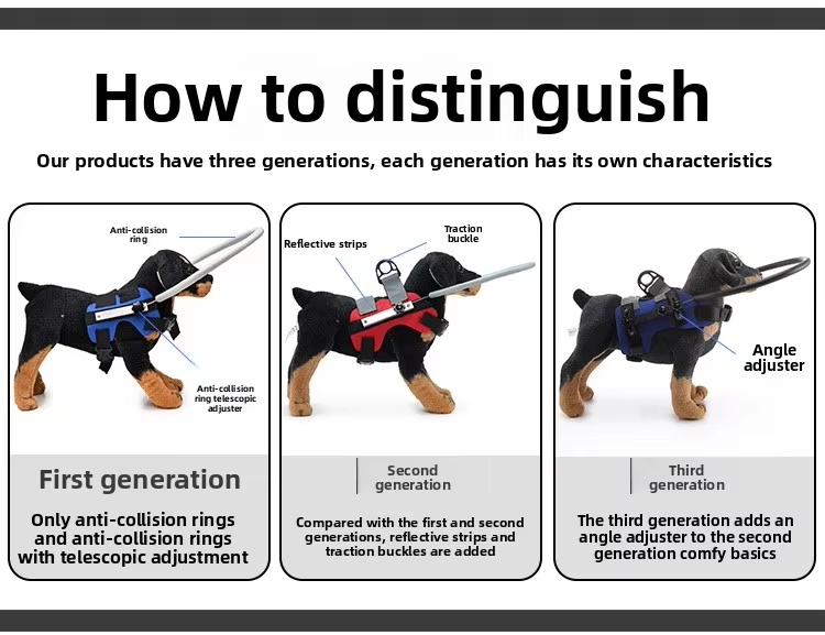 Blind dog harness