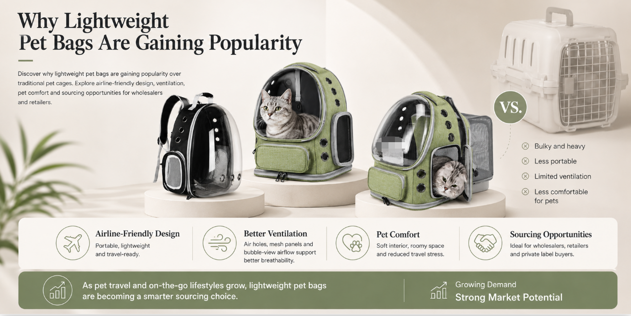 Are Pet Bags Replacing Pet Cages? | Pet Carrier Market Trends