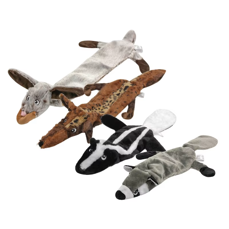 No Stuffing Double Squeaker Dog Toys
