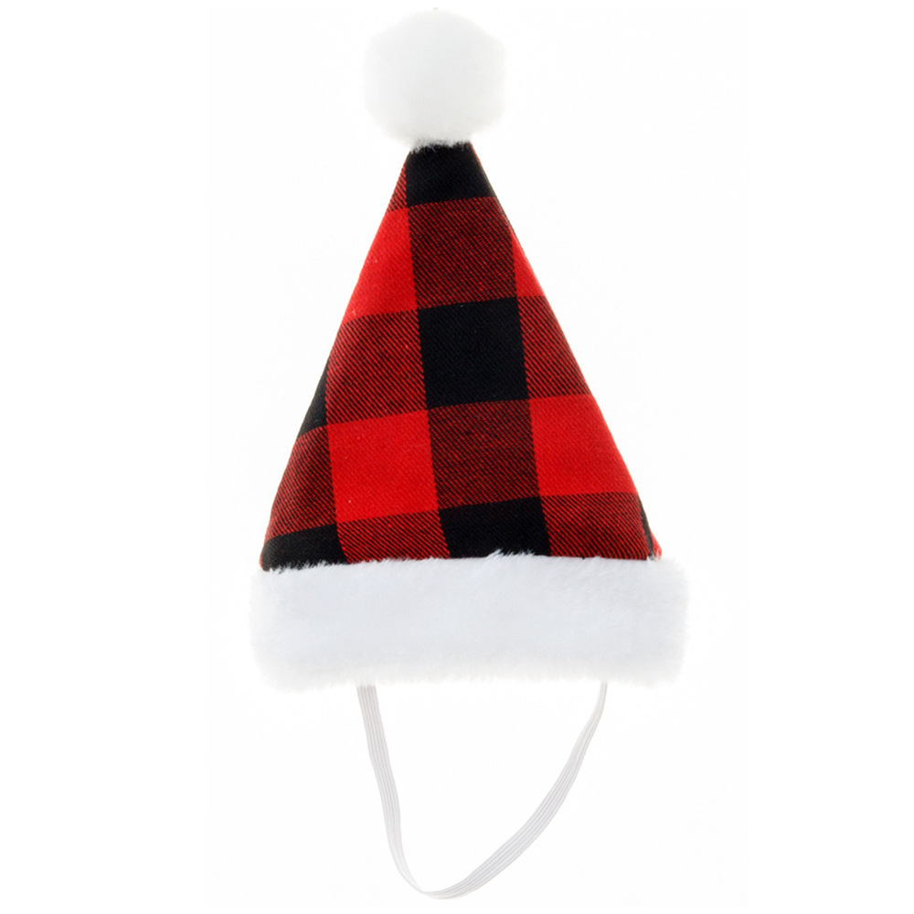 Pet Plush Santa Hat 