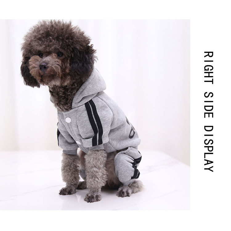 Fashion Four‑Legged Small Dog Hoodie clothes
