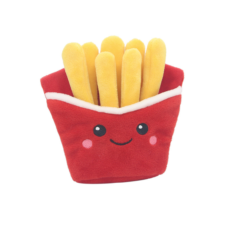 Squeaky Fast Food Plush Dog Toys
