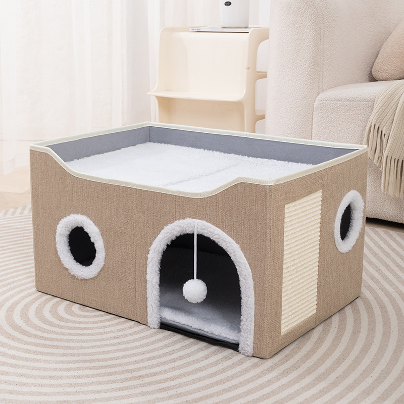 Double-Layer Foldable Cat Nest