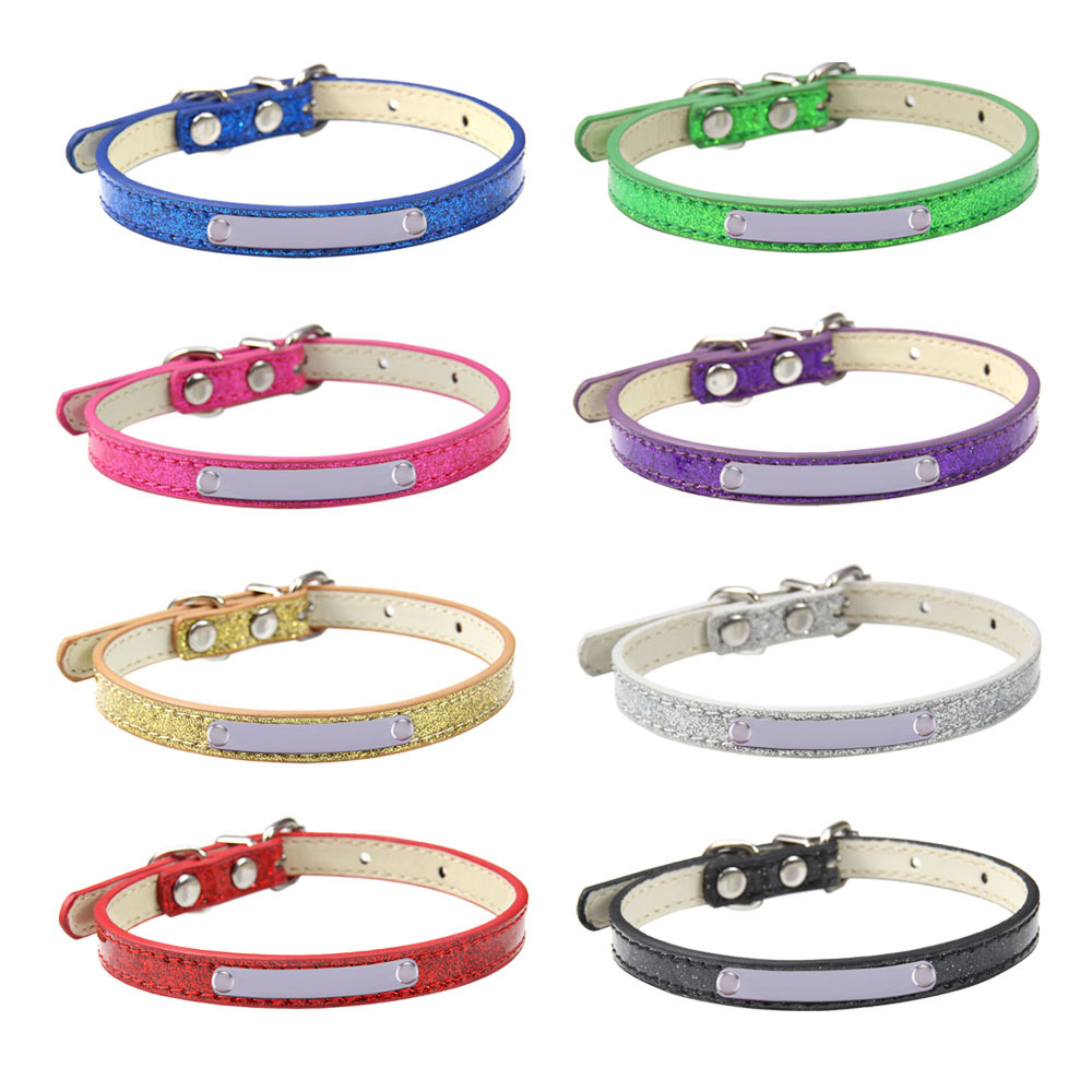 Shiny Engraved Cat Collar