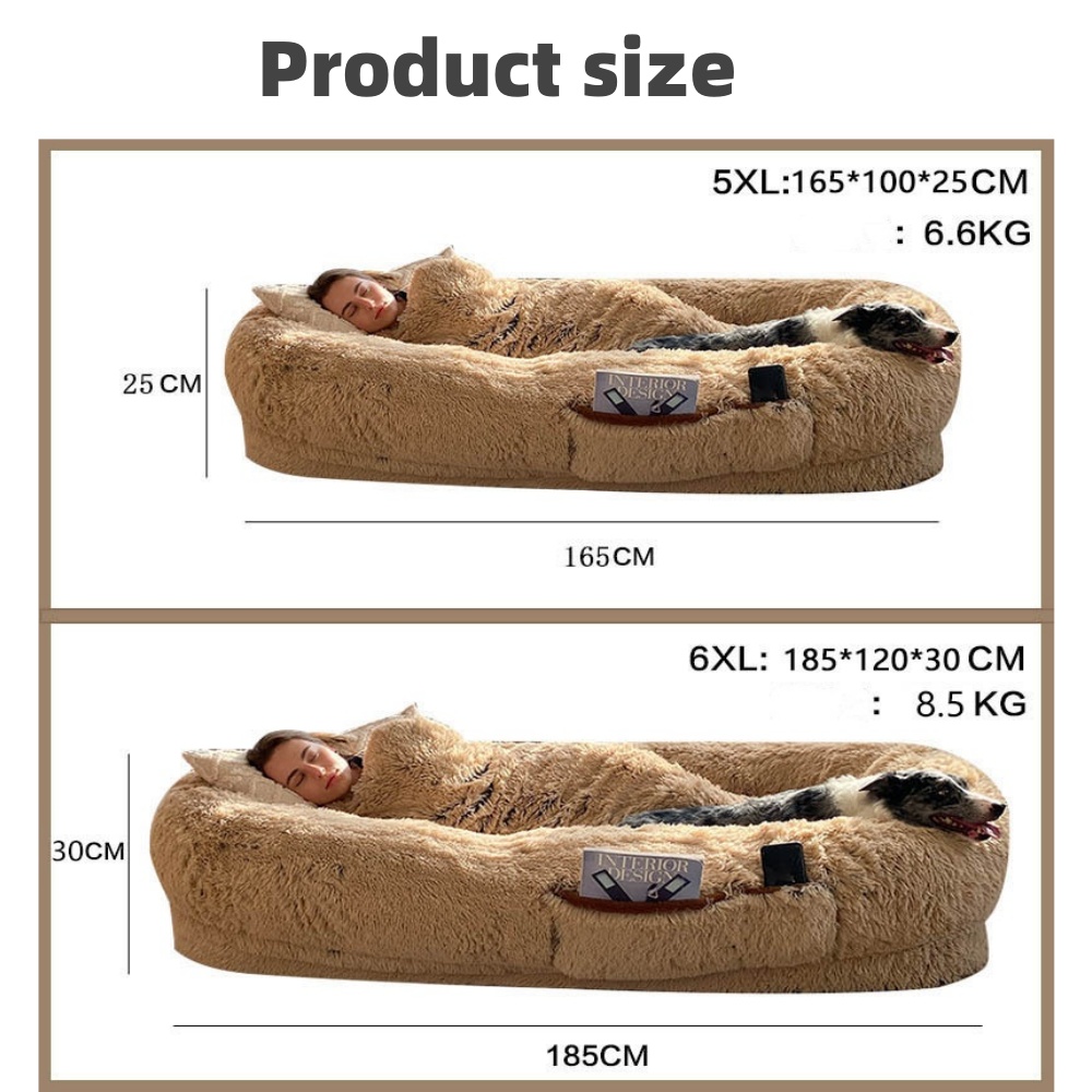 Human dog bed