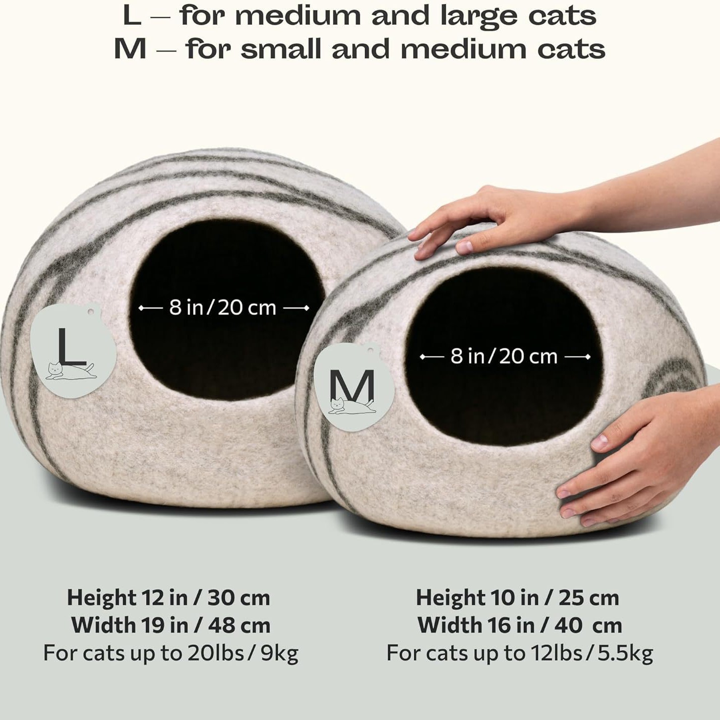 Wool Felt Cat Cave House