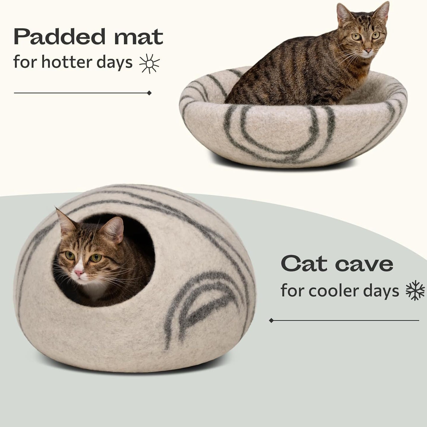 Wool Felt Cat Cave House