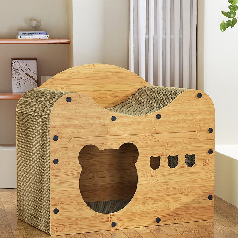 Cat scratcher house 