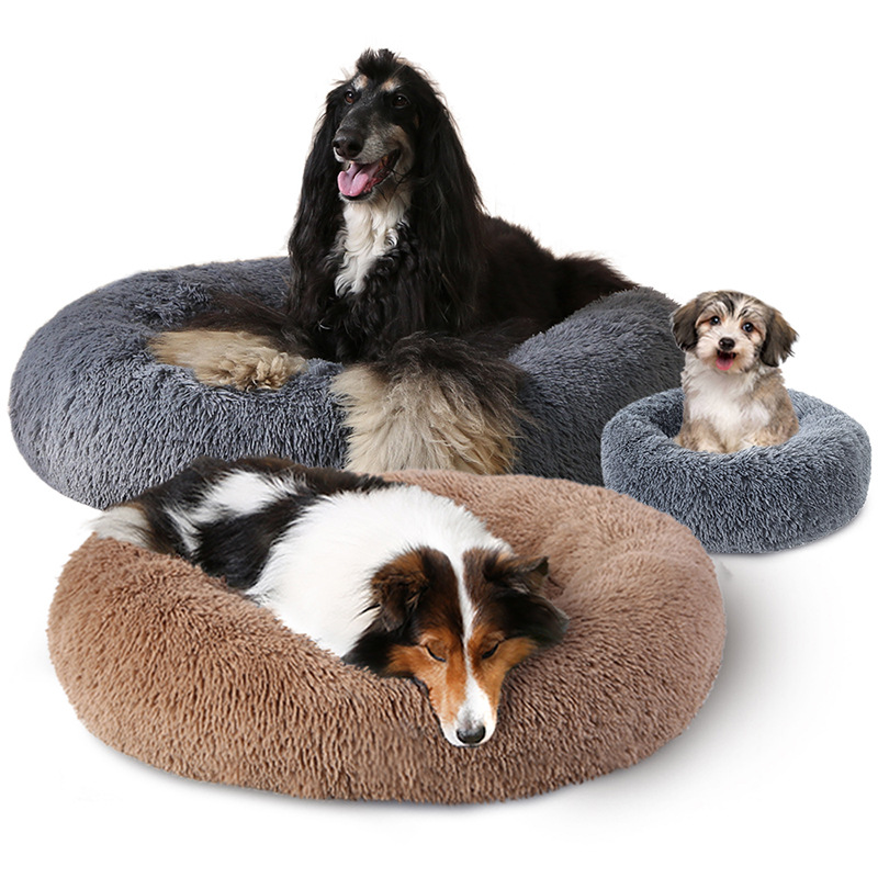 Donut dog bed