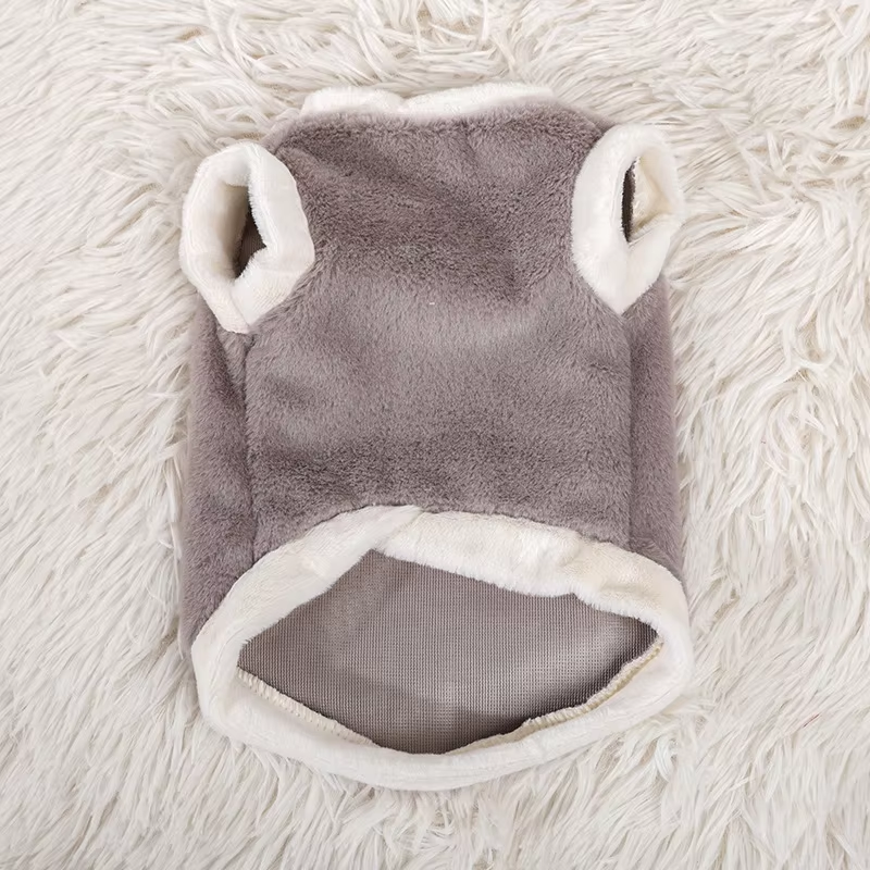 Warm Rabbit Plush Vest Pet Dog Cat Clothes