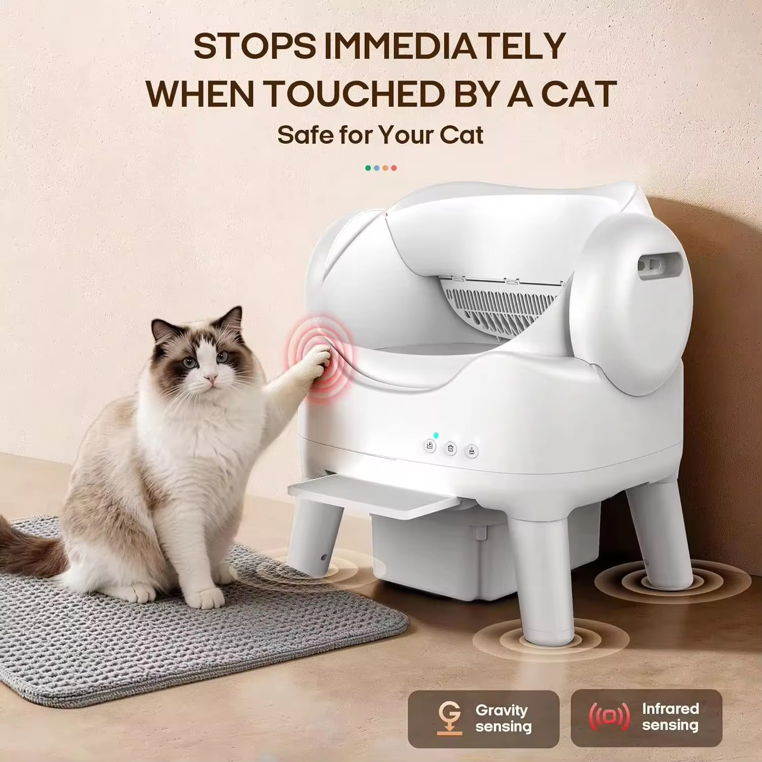 Smart cat litter box