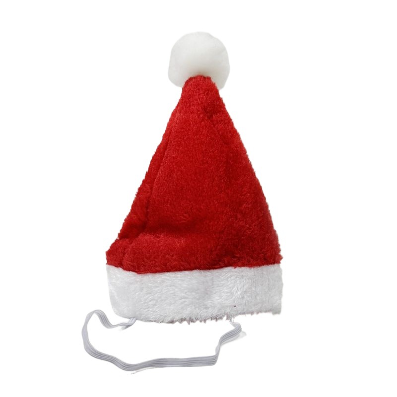 Pet Plush Santa Hat 