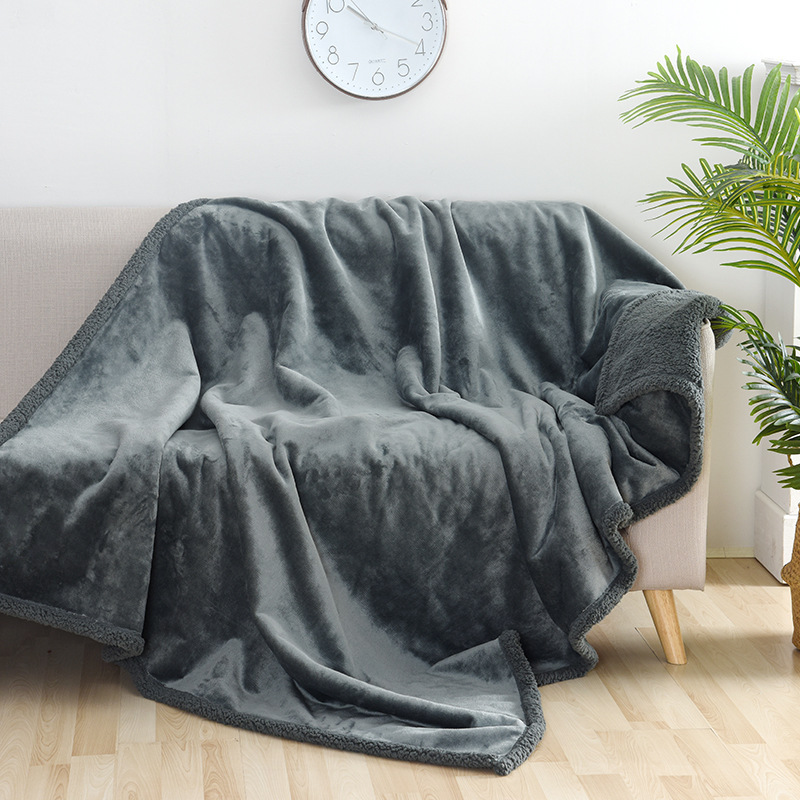 Plush Thick Throw Blanket For Couch Pet Blanket