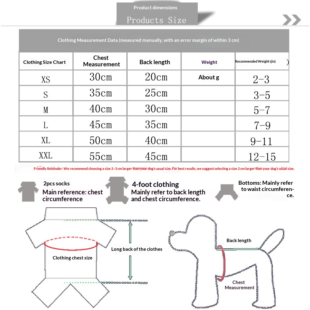 Bulk Pet Clothing For Small Dogs