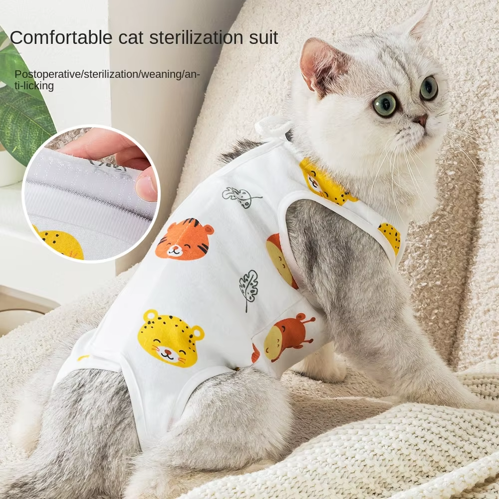 Cat Recovery Suit for Spay Abdominal Wounds