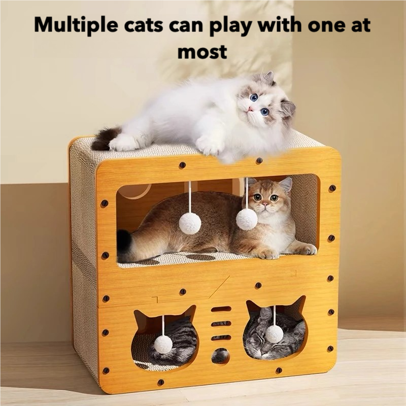  Double Layer cat scratcher house
