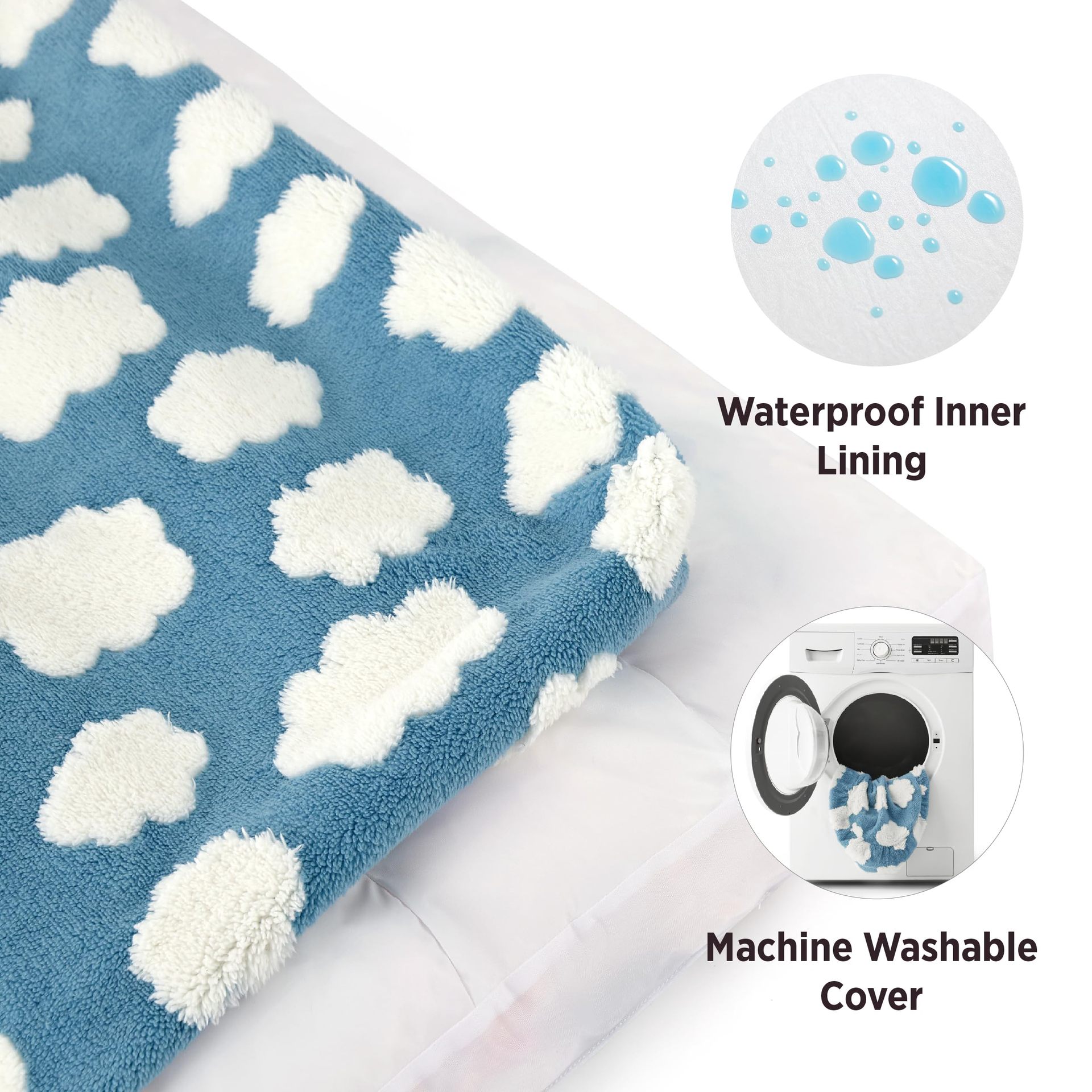Thick Sherpa Plush Pet Mat 