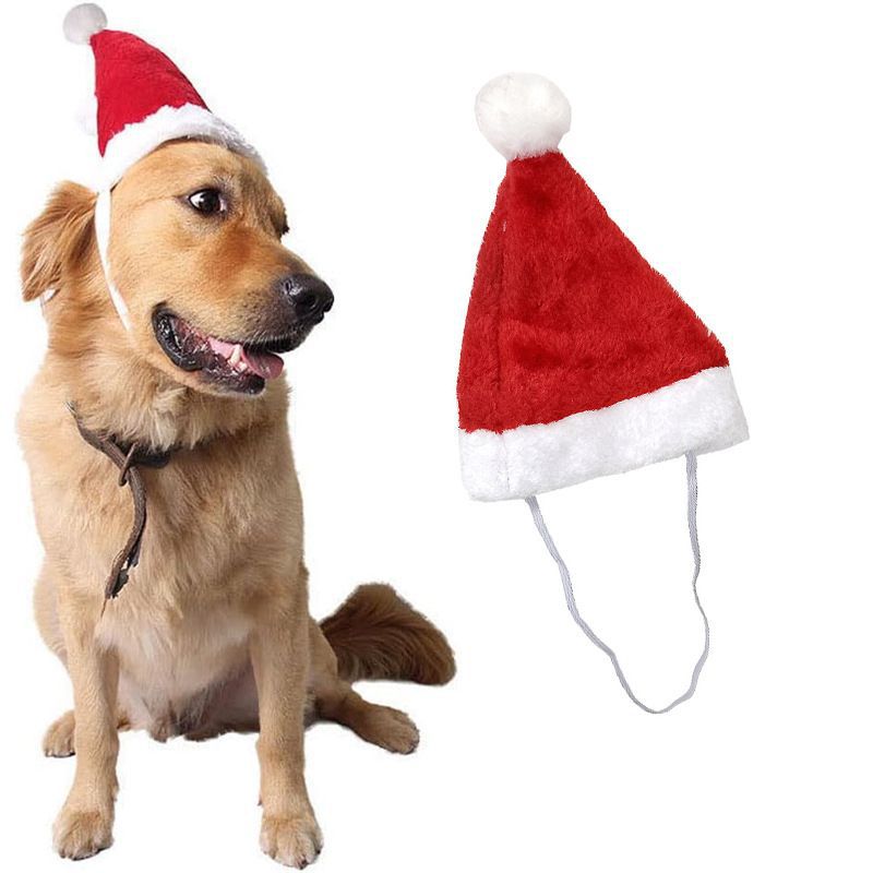 Pet Plush Santa Hat 