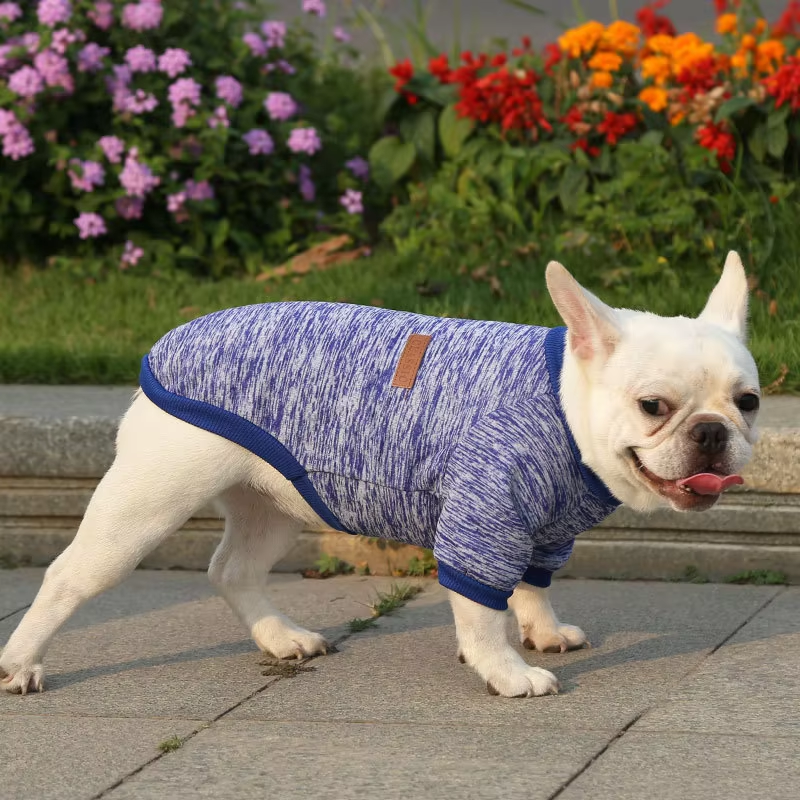 Wool Sweatshirt Printed Pattern Winter Small Medium Dog Clothing
