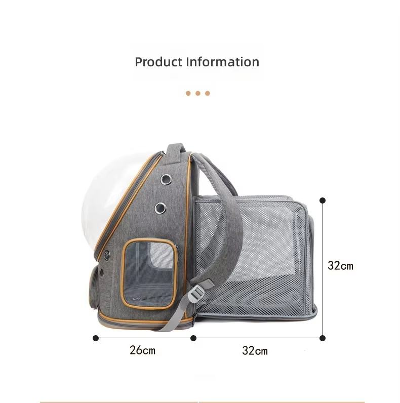 Space Capsule Pet Backpack With Wheels