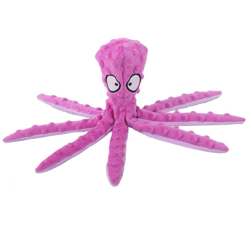 Squeaky Plush Octopus Toy for Dogs