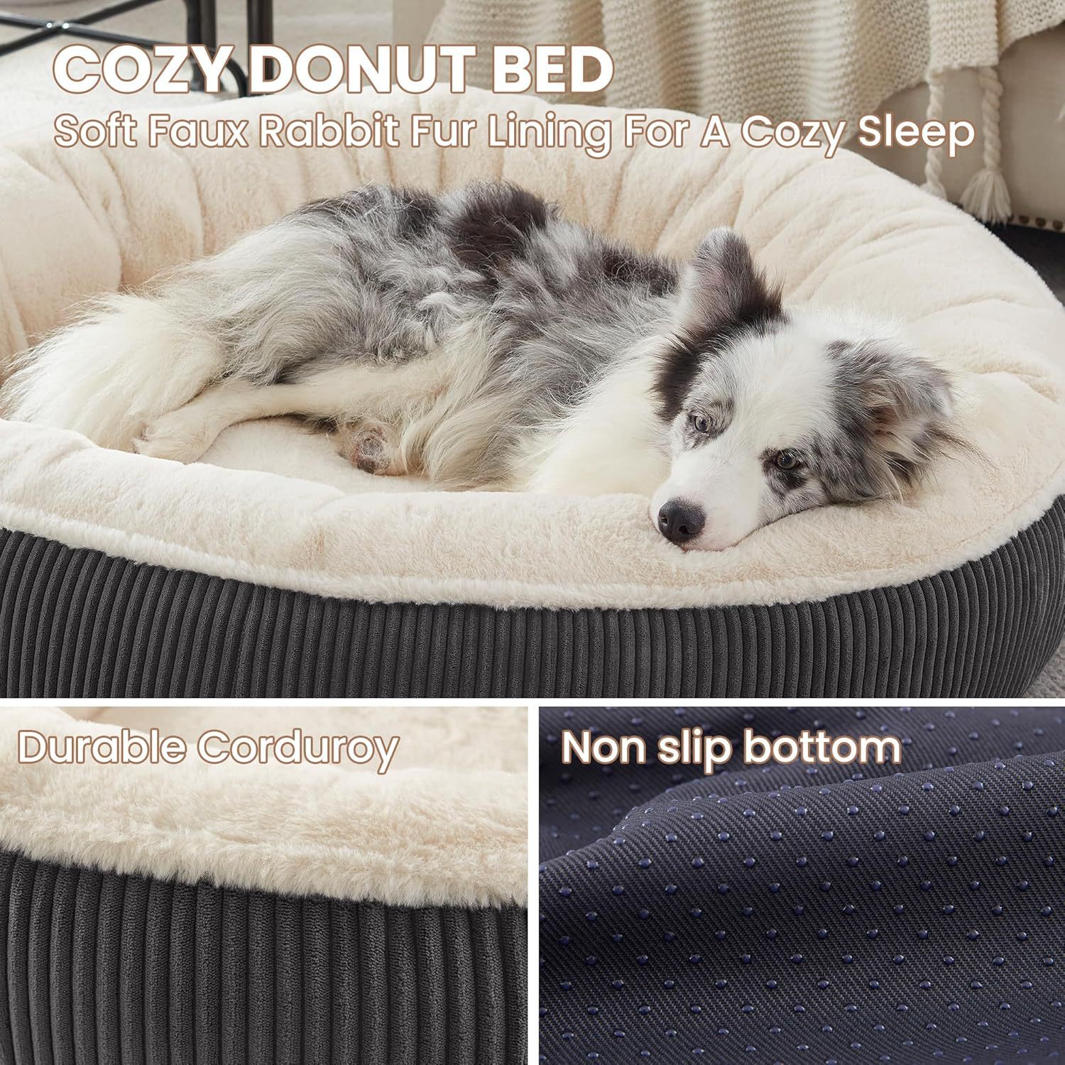 Bulk Round Warm Pet Beds
