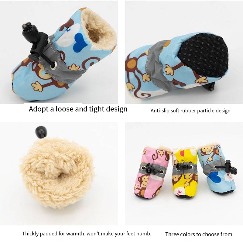 Warm Non-slip Pet Boots