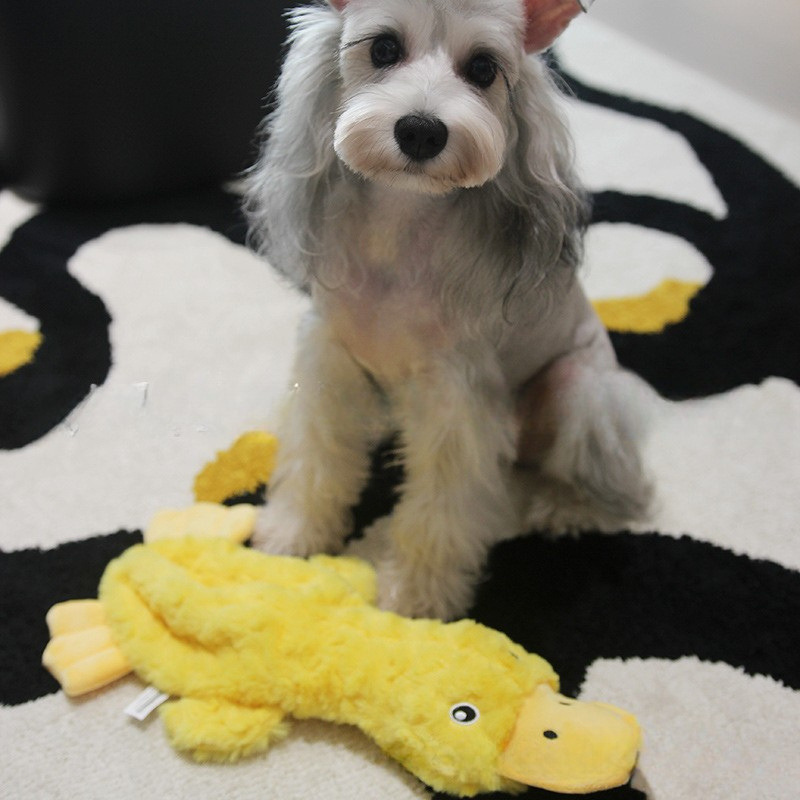 Durable Long Plush Dog Chew Toy