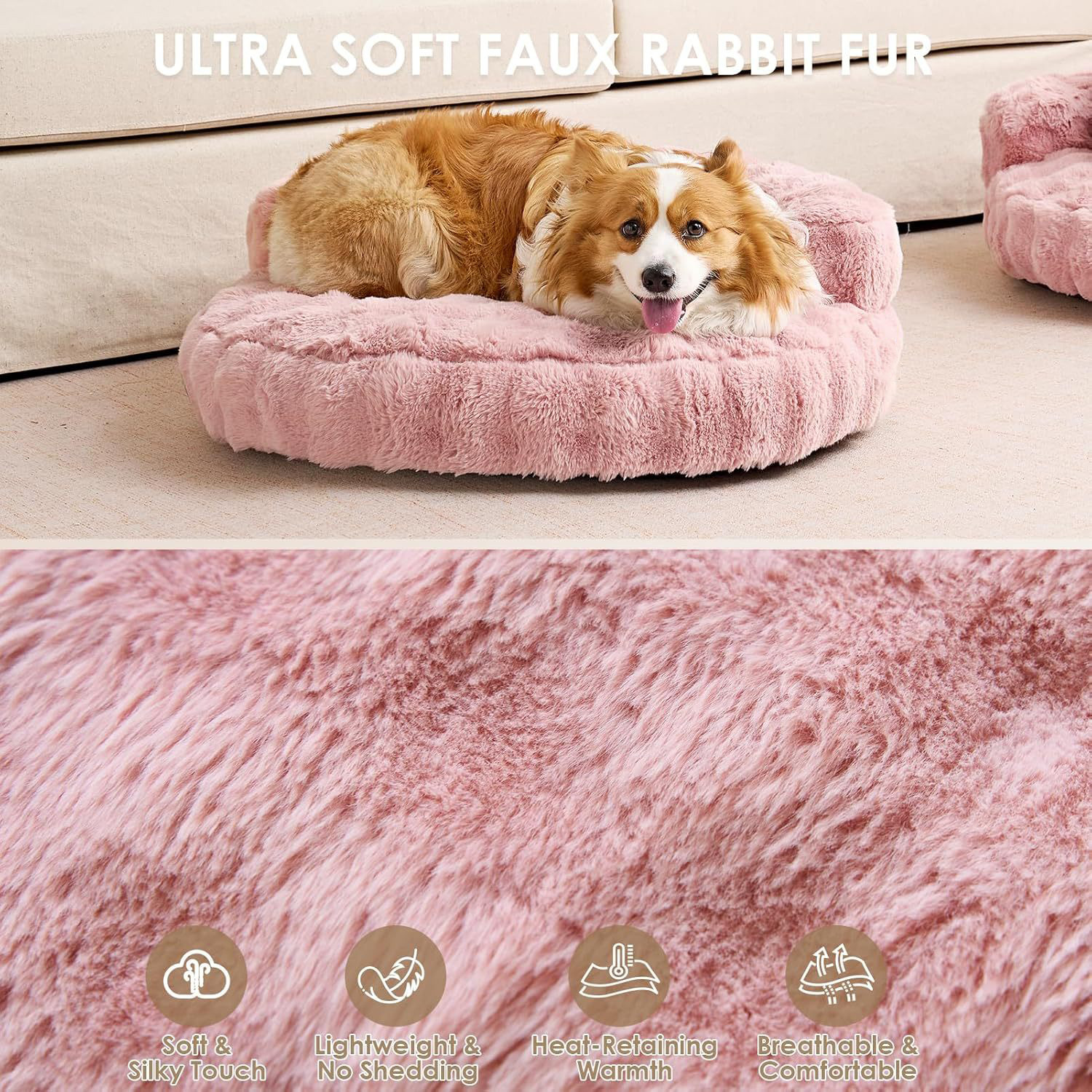 Bubble Fluffy Pet Sofa Bed