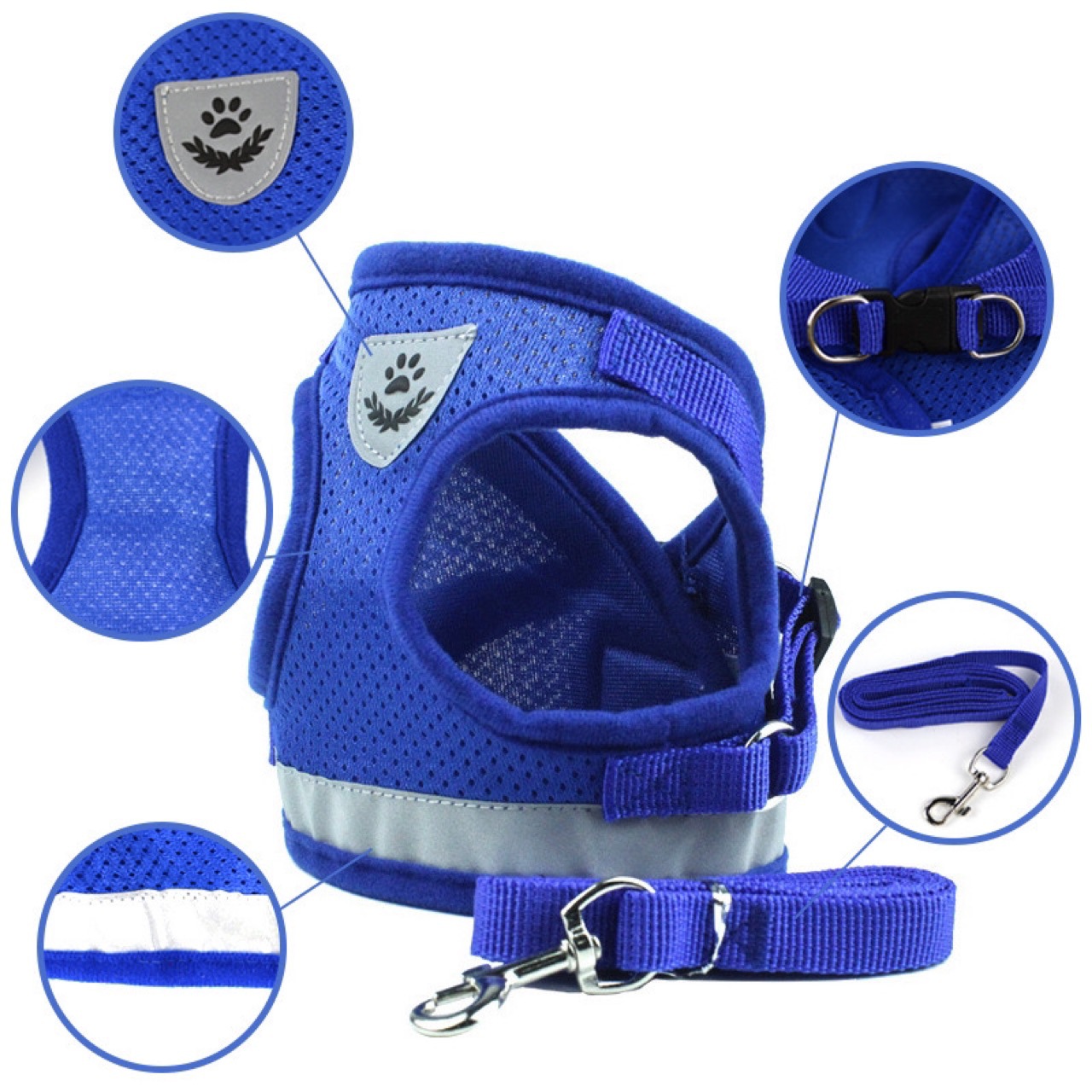 Dog Harness Vest Set 