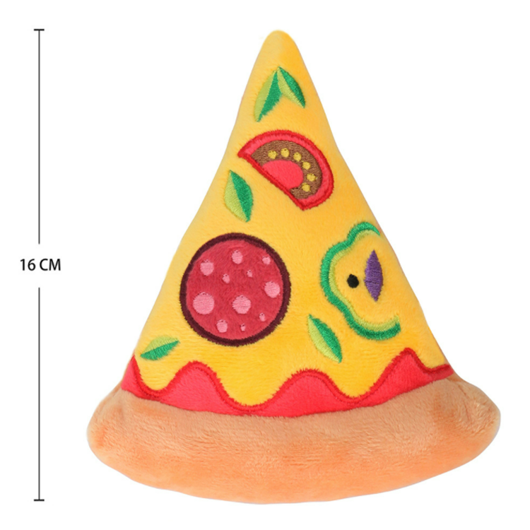 Squeaky Fast Food Plush Dog Toys